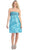 Strapless Straight-Across Ruffle Prom Dress