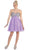 May Queen - Crystal Encrusted Bust Sweetheart Cocktail Dress