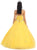 May Queen - Floral Jeweled Sweetheart Formal Ballgown in Yellow
