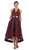 May Queen - RQ7474 Halter Neck High Low Satin Formal Gown In Red