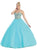 Strapless Sweetheart Sequined Formal Ballgown