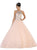 May Queen - LK79 Jewel-Encrusted Halter Neck Ball Gown