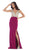 May Queen - RQ7416 Embellished V-Neck Illusion Cutout Sheath Evening Dress