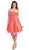 May Queen - Strapless Pleated Bodice Empire Cocktail Dress MQ596