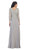 May Queen - MQ1279 Exquisite Lace Quarter Sleeve Long Evening Gown