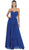 May Queen - MQ895B Sophisticated Pleated Sweetheart Chiffon Prom Dress