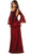 Charming Cold Shoulder Lace Evening Gown
