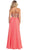 Rhinestone-Encrusted Sweetheart Empire Chiffon Evening Dress
