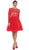 May Queen - Long Sleeved Lace Party Dress