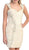 May Queen - MQ822 Shirred Sweetheart Sheath Cocktail Dress In White