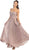 Strapless Ruched Sweetheart Chiffon Prom Dress