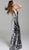 Jovani - 62024 Metallic Paillette Adorned Long Gown in Silver