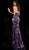 Jovani - 62026 Strapless Sequined Velvet Trumpet Gown