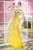 Alyce Paris - Bedazzled Strapless Sweetheart Long Mermaid Dress 6205 In Yellow