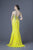 Alyce Paris - Bedazzled Strapless Sweetheart Long Mermaid Dress 6205 In Yellow