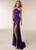 Jasz Couture - 6210 Crisscross Strapped Backless Jersey Gown In Purple