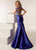 Jasz Couture - 6212 Intricate Embellished Bodice Cutout Gown In Blue