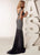Jasz Couture - 6215 Ombre Crystal Decked Multi-Cutout Gown In Blue