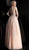 Jovani - 62170 Plunging V-Neck Glitter Tulle Ballgown