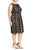 Adrianna Papell - AP1D100240 Floral Lace Sheath Dress in Black and Brown