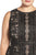 Adrianna Papell - AP1D100240 Floral Lace Sheath Dress in Black and Brown