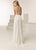 Jasz Couture - 6221 Paisley Embellished Bodice Chiffon A-Line Gown In White and Gold