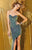 Alyce Paris Strapless Sequined Asymmetrical High Low Gown 6223 in Purple and Black