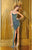 Alyce Paris Strapless Sequined Asymmetrical High Low Gown 6223 in Purple and Black