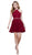 Nox Anabel - 6225 Illusion High Halter Lace Cocktail Dress