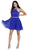 Illusion High Halter Lace Cocktail Dress