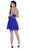 Illusion High Halter Lace Cocktail Dress