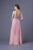 Alyce Paris - Beaded Strapless A-line Chiffon Gown 6227 in Pink