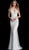Jovani - 62292 Crystal Beaded Stripe Backless Long Gown