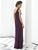 6651 Dress In Aubergine