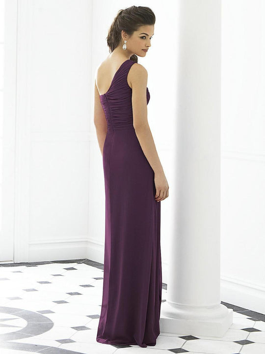 6651 Dress In Aubergine