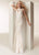 Jasz Couture - 6235 Illusion Bateau Intricate Sequined Sheath Gown In White