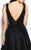 Mac Duggal Black White Red - 62435 Lace Bateau A-line Dress In Black