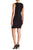 Donna Morgan - D9019M Illusion Crepe Sheath Dress in Black
