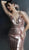 Jovani - 62478 Plunging Neckline Sequin Ornate Cocktail Dress in Pink