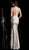 Jovani - 62486 Illusion Paneled Sequined High Halter Gown