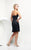 TB Shorts by Mon Cheri - TS21552 Short Dress In Black