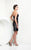 TB Shorts by Mon Cheri - TS21586 Short Dress In Black Champagne
