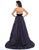 Mac Duggal Couture - 62572 Velvet Strapless Overskirt Evening Gown In Purple