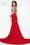 Mac Duggal - Black White Red Style 62575R in Red