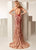 Jasz Couture - 6262 Halter Neck Embellished Fitted Gown In Red