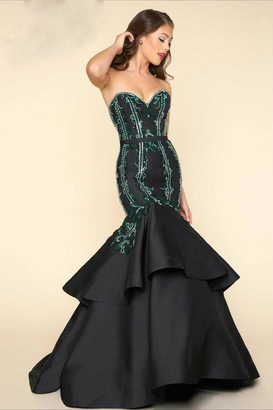 Mac Duggal - Ball Gowns Style 62741H in Black