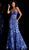 Jovani - 62746 Strapless Embellished Sweetheart Mermaid Dress in Blue