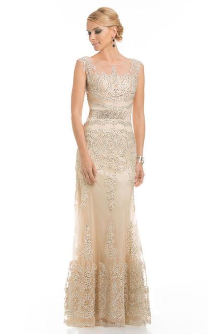 Lara Dresses - 32604 in Champagne
