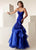 Jasz Couture - 6278 Strapless Sweetheart Ruffled Mermaid Dress In Blue