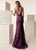 Jasz Couture - 6280 Illusion Concentric Lattice Sheath Gown In Purple